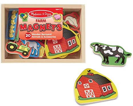 Wooden Farm Magnets: Skill Builders - Magnetic Activities