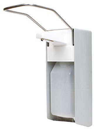 Wandspender premium line aus Aluminium Ausführung 500ml, inkl. Edelstahlpumpe, Universalspender, Seifen- und Desinfektionsspender der Firma Vitamed Matthias Quinger e.K. (2)