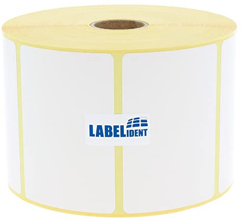 Thermoetiketten - 76,2 x 50,8 mm - 1.370 Thermodirekt-Etiketten auf 25 mm Kern, selbstklebend