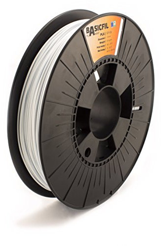 BASICFIL PLA (3D Drucker Filament), 1.75mm, 500g, Weiß ( White)