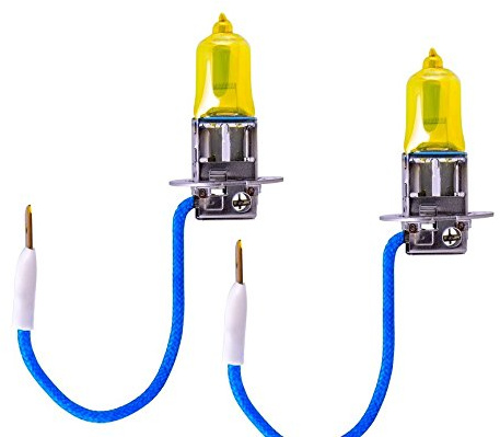 2x H3 AQUA VISION 12V 100W Gelb Yellow Halogen Lampen 2 Stück Jurmann