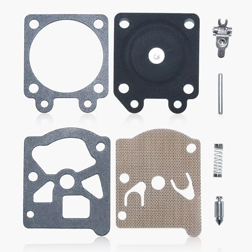 Haishine 2Sets Vergaserreparatur Umbau Carb Membransatz für Partner 350 351 370 371 420 Accessoires Walbro 33-29 Ersatzteile