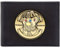 Avenger Infinity Gauntlet Soul Gems Metal Emblem Wallet Bi-Fold ID & Card Holder, Black