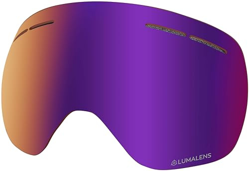 Drachen Allianz X1s Schnee Goggle Lila ionisiertes Ersatzscheibe