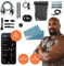 PAKAMA - Sports Bag 2.0 (10-teilig) Fitnessstudio in einem Sport-Rucksack - XXL Set Fitness & Krafttraining mit Widerstandsbänder, Theraband, Resistance Bands, Springseil, Sportmatte, Schlingentrainer