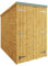 BillyOh Master 4x6 Wooden Garden Shed with Pent Roof – Secure Windowless Garden Storage Shed Design, Wide Double Doors, Tongue and Groove Wood Cladding, Easy Assembly & Complete Kit Outdoor Storage