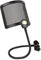 TOMYEER Studio Aufnahme Pop Shield Mikrofon Pop Filter mit Dual Screen Mikrofon Windschutz für Aufnahme