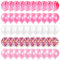 Palloncini Rosa, 60 Pezzi Palloncini Set Rosa,Palloncini Battesimo Bambino, Palloncini con Coriandoli per Decorazione Compleanno Ragazza, Doccia Bambina, Matrimonio, Decorazioni Compleanno Rosa