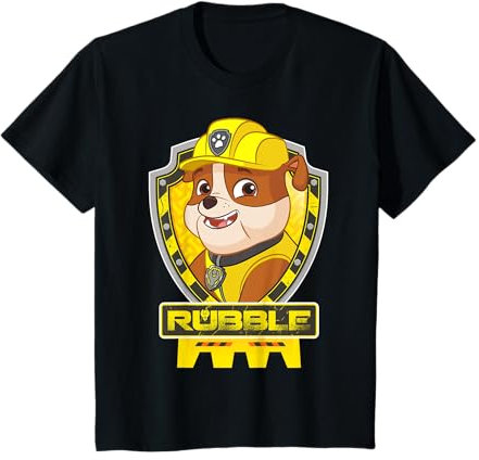 Kinder Paw Patrol Rubble Abenteuerlicher Welpe für Kinder, Tapferkeit im Einsatz T-Shirt
