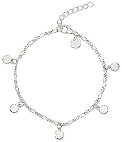 NOELANI Armband 925 Sterling Silber Damen Armschmuck, 16+3 cm, Silber, Kommt in Schmuck Geschenk Box