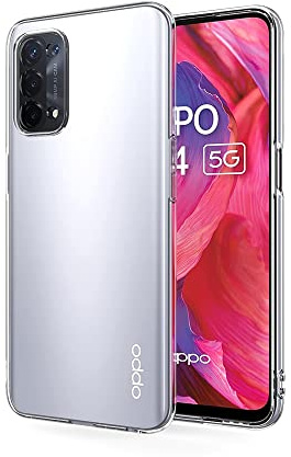 Captor Oppo A74 / A54 5G Hülle Durchsichtig TPU-Silikon - Handyhülle Oppo A74 / A54 5G Case ultradünn, Anti-vergilbend Schutzhülle