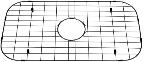 Lonsince Black Sink Grid 26 3/16 x 14 1/16,Sink Protectors for Kitchen Sinks,Sink Grate,Sink Bottom Grid