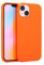 FELONY CASE - iPhone 13 Mini Neon Orange Clear Protective Case, TPU and Polycarbonate Shock-Absorbing Bright Cover - Crack Proof with a Gloss Finish - Full iPhone Protection