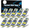 Xnourney 10PCS 194 501 W5W LED Car Bulbs, 12V T10 168 LED Bulbs, 15smd 4014 chipset LED Lights for Car Interior Reading Lights, Number Plate Lights, Dome Lights, Side Lights,6000K White