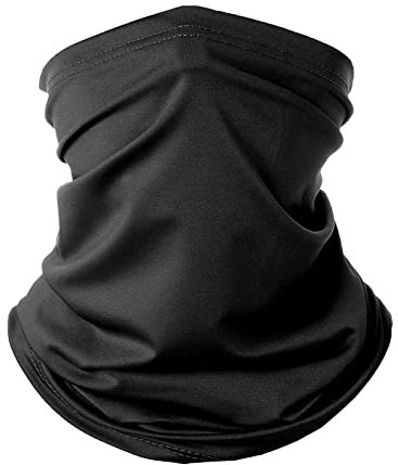 通用 Face Covering Bandana, Black, 17.7 inches x 9.5 inches (45cm x 24cm)