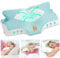 Elviros Orthopädisches Kissen aus Memory Foam, Seitenschläferkissen Nackenstützkissen Kopfkissen Nackenschmerzen Ergonomisches Schlafkissen für Nacken-und Schulterschmerzen 64 x 12,5/10,5 x 38cm