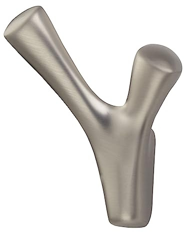 SOTECH Garderobenhaken BICORNO Höhe: 82 x Breite: 71 mm Edelstahloptik, Kleiderhaken modern aus Zinkdruckguss, stabiler Wandhaken auch für schwere Jacken