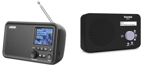 LEICKE tragbares DAB+ Radio mit Bluetooth 5.0 | DAB/DAB+ und UKW Radio & TechniSat Viola 2 - tragbares DAB Radio