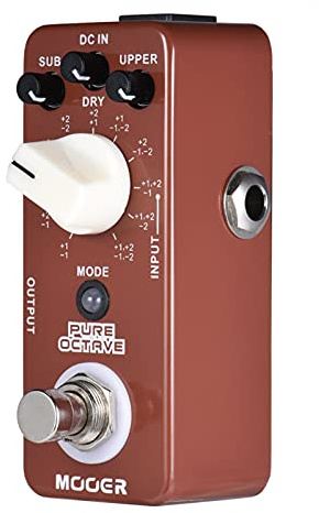 Sunydog NEU PURE OCTAVE Mini Octave Gitarreneffektpedal 11 Octave Modi True Bypass Vollmetall Shell