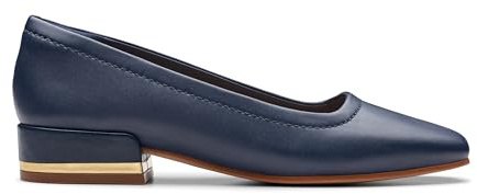 Clarks Seren 30 Court Leather Shoes in Navy Size 3.5