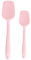 Get It Right Premium Seamless Spoonula - Non-Stick Heat Resistant Silicone Scraper Spatula - Perfect for Mixing, Serving, Scraping, Stirring, and More - 8” mini and 11 Large Ultimate (Pink)