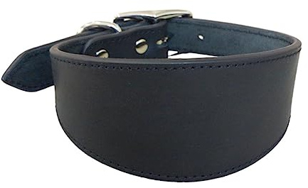 Leder-Halsbänder für Windhunde, weiche Polsterung, breite Halsbänder für Whippets, Lurcher, Salukis, mittelgroße und große Rassen, Haustierzubehör
