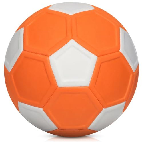 KWJEIULSO Fußball Curve Ball, Eva-Gummi Curve Ball, Professioneller Fussball Größe 5, fußball für Fussball Kinder Training Indoor Outdoor