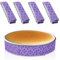 Bcautay 4 Pcs Baking Strips Cake Pan Dampen Strips Absorbent Thick Cotton Cake Strips for Kitchen Bakery Restaurant