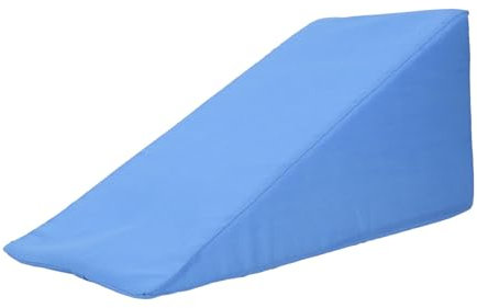 Alomejor Cuscino a Cuneo, Comodo Cuscino di Sollevamento Postoperatorio per Arto Superiore in Spugna, Supporto Stabile per il Letto (BLUE)