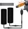 HOVCEH 5 V 22mm Heizgriffe Motorrad Fahrrad Overgrips, Motorrad Griffheizung - Intelligente Dreistufige Temperaturregelung Motorrad Heizgriff Universal 1 Paar (USB-Griffheizung)