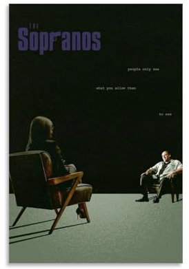 LISHDUNS Poster der TV-Serie The Sopranos, für Schlafzimmer, Wohnzimmer, Wanddekoration, Poster, Ästhetik, Art-Deco, 30 x 45 cm, ungerahmter Stil