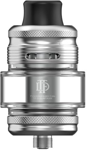 Smok TF-D Subtank Tank | 5,5 ml de flujo de aire superior y atomizador de llenado superior, compatible con Smok D - Coil Fit X - priv solo mod (DTL sin nicotina) (Plata)