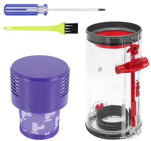 Ensemble D'accessoires pour Dyson pour Aspirateur – Réservoir à Poussière et Filtre Compatibles avec pour Dyson V15 et Filtre pour Dyson V10, Durable et Performant pour un Nettoyage Optimal (1)
