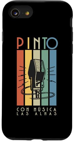 Pinto Con Musica Las Almas - Microfono retrò Custodia per iPhone SE (2020) / 7 / 8