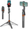 Auto Face Tracking Tripod for iPhone,70 Tall Travel Phone Tripod with Remote and Gesture Control,Selfie Stick Stand for Video Recording&TikTok Live Streaming&Content Creator(without Fill Lights)