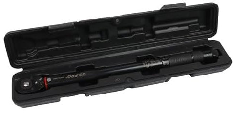 US PRO Torque Wrench, 3/8-inch Drive, 7-112 Nm Range, Calibrated with Certificate
