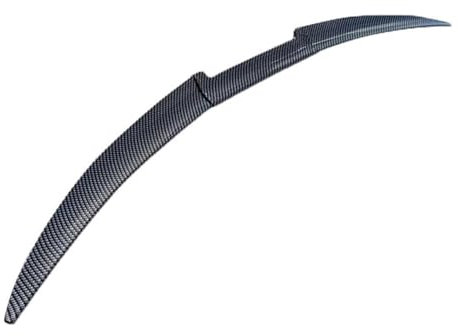 MaKeMoney Auto Heckspoiler FüR Ford Focus St Mk4 Focus MK2 S Focus MK2 MK3 MK4, PVC Kofferraum Heckspoiler Sport Styling Auto Zubehör,B/Carbon Fiber Look