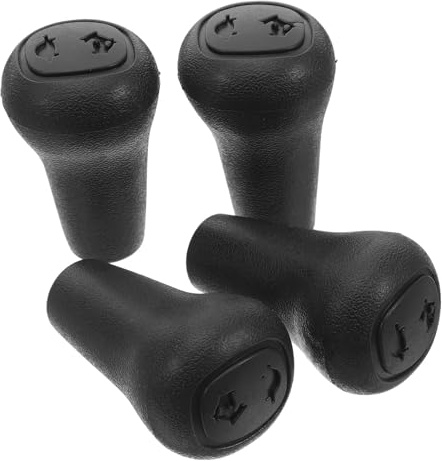 VILLFUL 4 Stück Joystick-Griff für Gabelstapler Schaltknauf Joystickhebel für Gabelstapler Austausch des Gabelstaplergriffs Hebelgriffknopf Black