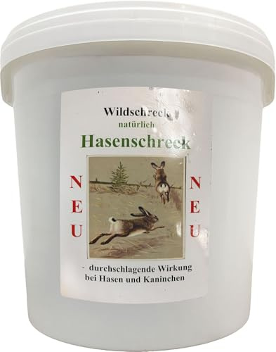 Wildschreck Hasenschreck Kaninchen- & Hasen Abwehrmittel 8kg | Langzeitwirkung für Garten, Beete, Rasen & Forst | Streupulver gegen Wildverbiss | Tierfreundliche Vertreibung