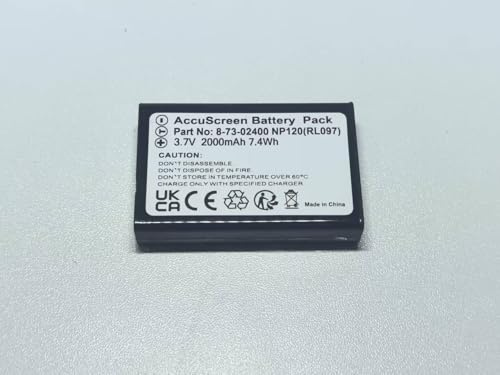 Batteria di ricambio da 2000 mAh per Maico easyTymp, Interacoustics Titan, Otometrics, compatibile con MAI-721-4, 74101501, 1770-9672
