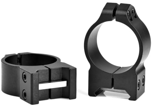 WARNE Scope Mounts Maxima, 30mm, PA, Optic Rings, Medium, Matte Black