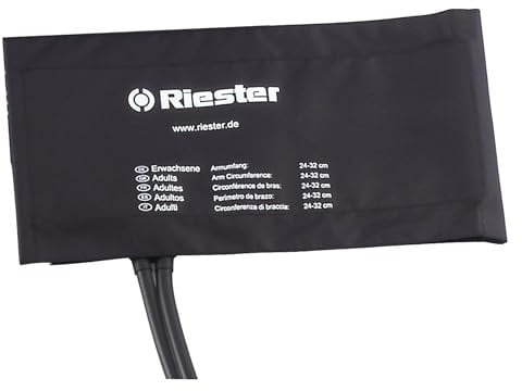 Riester 49822 - Puños para adultos (2 tubos, 54,5 cm de ancho, 14,5 cm de largo)