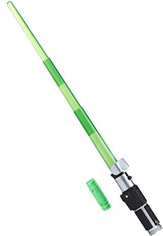 Star Wars - B7254 - Disney Toy - Yoda Elektronisches Lichtschwert - Bladebuilders Jedi Lichtschwert