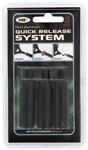 NGT Aluminium Quick Release Systems (Pack of 3) - Green, One Size