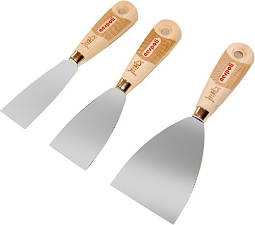 NESPOLI 3-teiliges Messerset mit Edelstahlklinge, FSC® Holzgriff