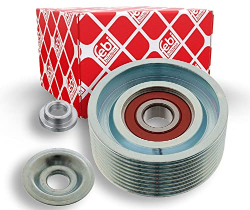 febi bilstein 100566 Umlenkrolle für Keilrippenriemen, mit Schraube , 1 Stück
