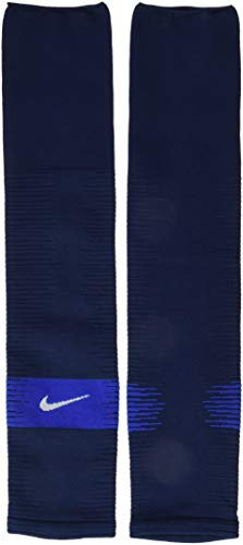 NIKE Men Strike Leg Sleeve - Midnight Navy/Game Royal/White, Small/Medium