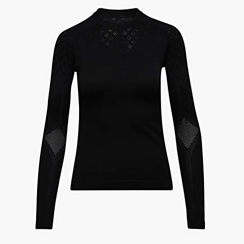 Diadora L. LS T-Shirt ACT - Damen SKI- & SPORTUNTERWÄSCHE - Hidden Power Active - Größe S/M (Schwarz)