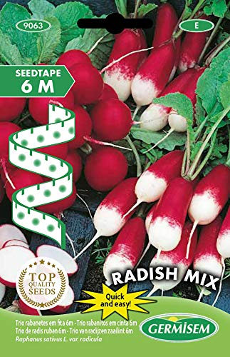 Germisem Saatband Radieschen Mischung 6m, mehrfarbig, EC9063