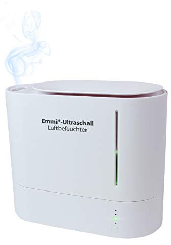 Emmi-Ultraschall Luftbefeuchter oval - für Kinderzimmer, Wohnzimmer, Schlafzimmer, Büro - Für ein besseres Raumklima